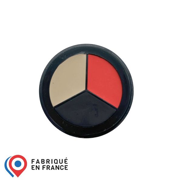 Fard crème trio rouge - pâleur - noir