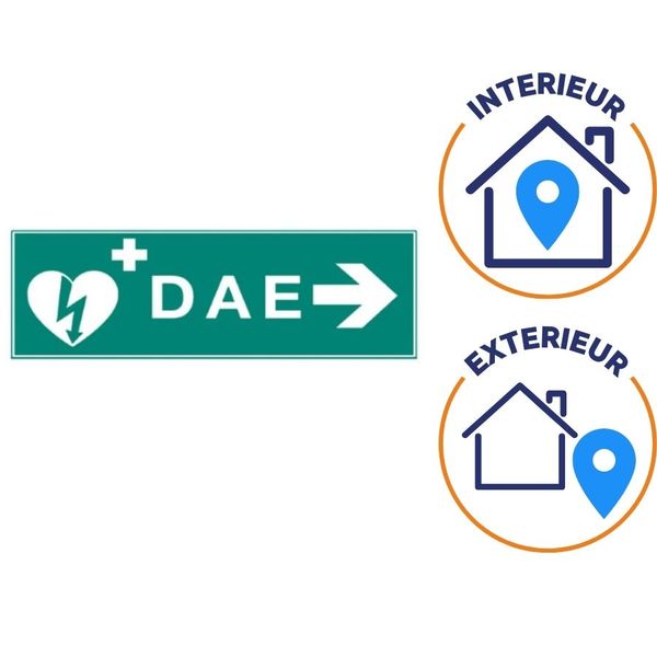 emplacement intérieur ou extérieur du panneau de signalisation dae
