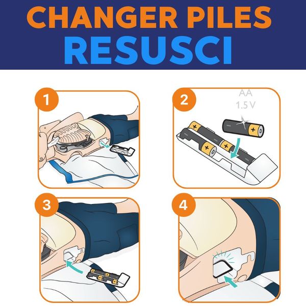 Mannequin secourisme Resusci Junior Laerdal QCPR