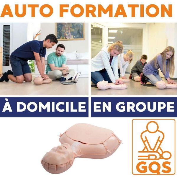 formation gqs à domicil et en groupe mannequin laerdal