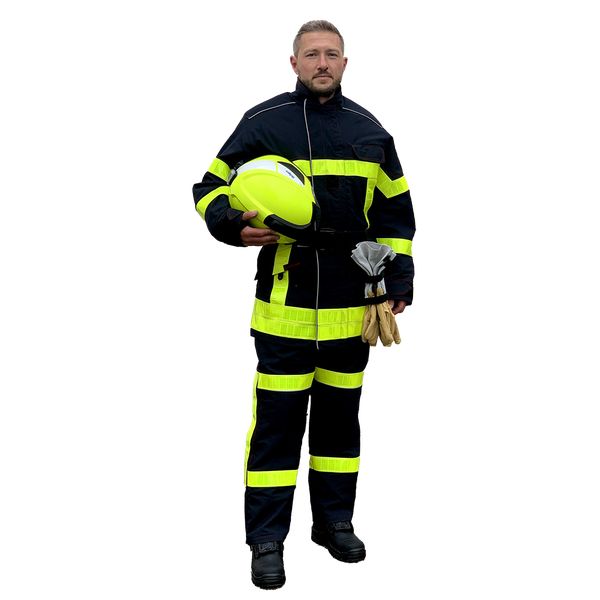 Veste SSLIA bleu niveau 2 haute visibilité en471 et feu en 469