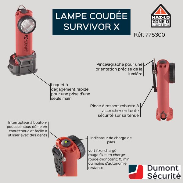 Lampe coudée  Atex SURVIVOR X