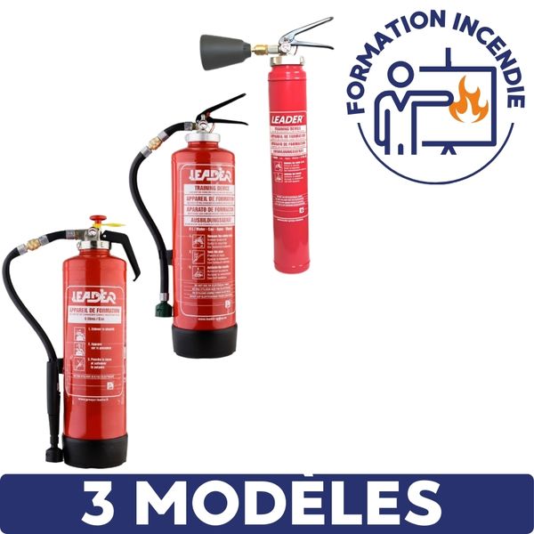 formation incendie extincteur​ 3 modèles disponibles