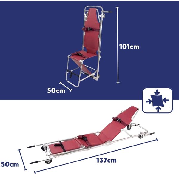 Combo brancard et chaise Ferno 107 C