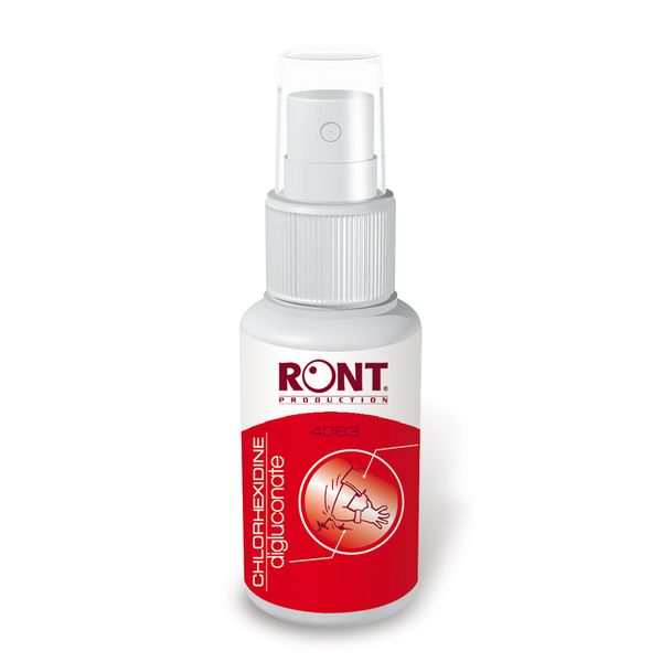 Spray antiseptique de 50 ml chlorhexidine incolore Ront