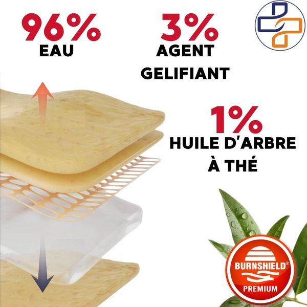 Sachet gel brulure Burnshield - Lot de 25