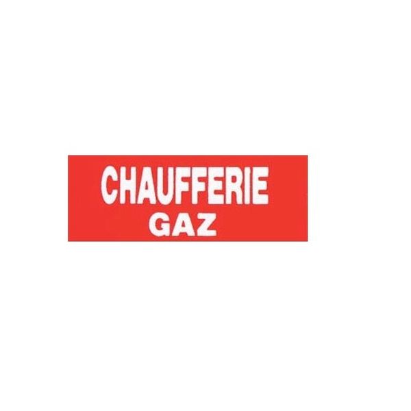 Panneau signalétique chaufferie gaz sécurité bâtiment professionnel