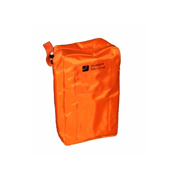 Trousse PPMS dim. 28,5x17,5x10,5cm tissu orange - 38 pièces