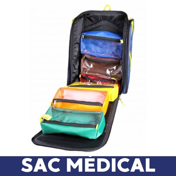 sac médical avec pochettes