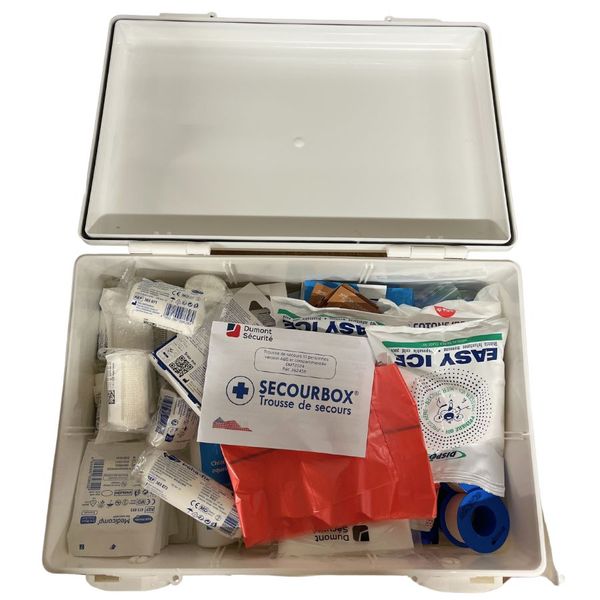 trousse secours 10 personnes abs compartimentée