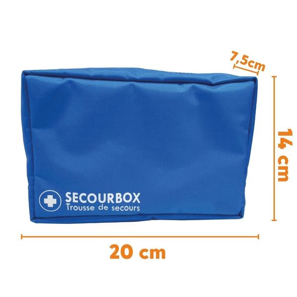 Trousse de premiers secours soin brûlure 20 x 14 x 7,5 cm