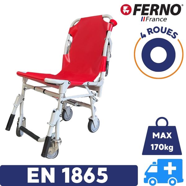 chaise portoir ferno ambulancier 4 roues avec charge maximum 170kg