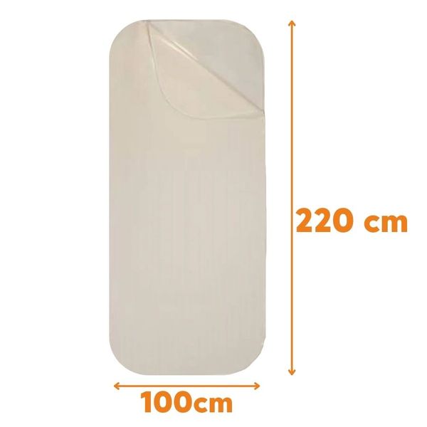 Housse mortuaire adulte PEVA 220 x 100 cm