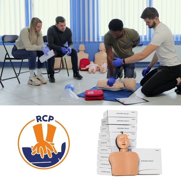 mannequin rcp pour formation secourisme en groupe