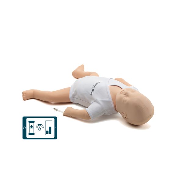 RCP avec mannequin Laerdal Resusci Baby qcpr