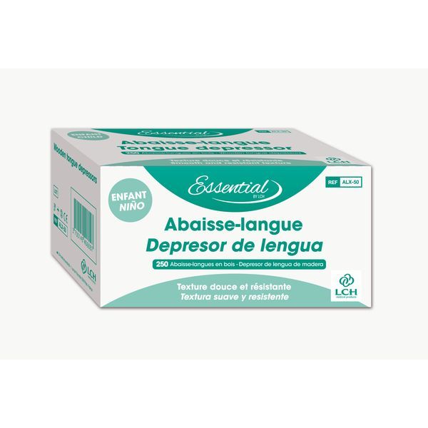 Abaisse langue bois adulte - Boite de 100