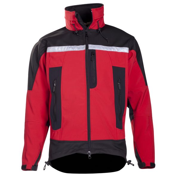 Veste technique imperméable softshell pompier grimp