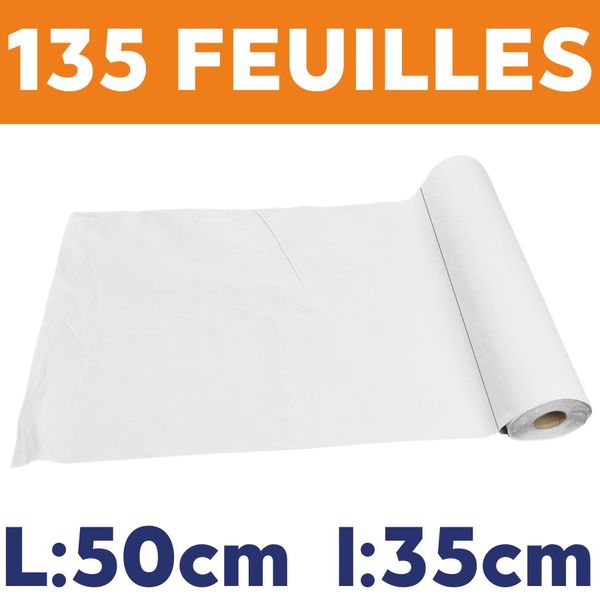 Drap examen médical gaufré Valaroll - Lot de 12