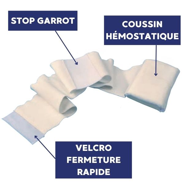 Coussin hémostatique Coupe hémo - Lot de 5