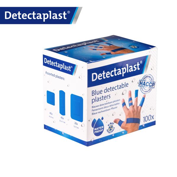 Pansements bleus détectables assortiment 3 tailles – boîte 100