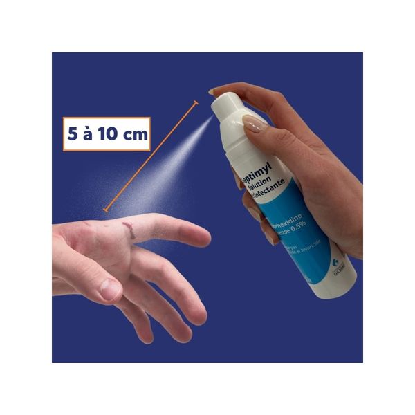 Chlorhexidine Spray 100  - colorée 0.5% Septimyl 