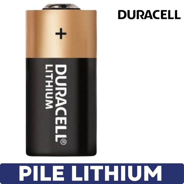 Pile Lithium CR123 Duracell