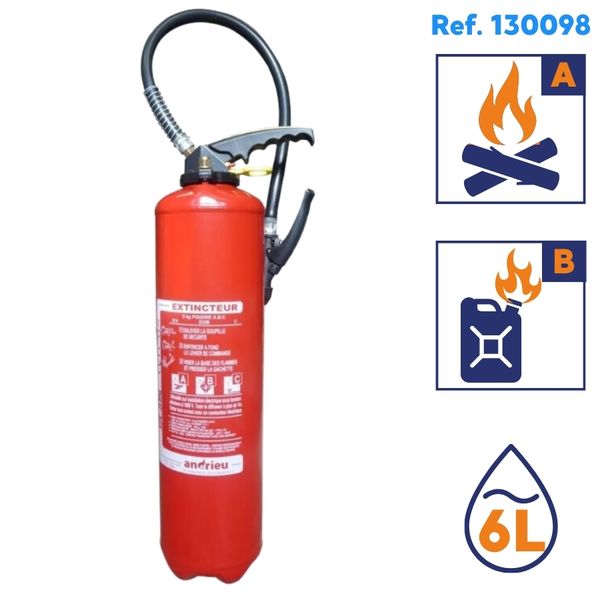 extincteur classe a 6L ​ 